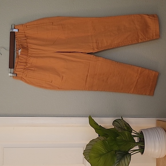 LOFT Women's Mustard Pull-On Waistband Pants Size XS - Picture 1 of 7